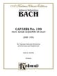 Cantata No. 199-Mein Herze Schwimmt Score Vocal Score cover